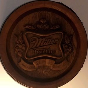 Miller beer sign